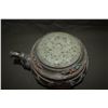 Image 8 : MIXED LOT: TIBETAN BUTTER TEA POT W/RETICULATED NEPHRITE JADE LID & ACCENTED W/CORAL & TURQUOISE,