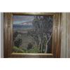 Image 2 : FRAMED OIL ON CANVAS, VOLCANO CRATER; UNSIGNED EUGENE SAVAGE