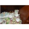 Image 2 : ROYAL CROWN DERBY CUPS & SAUCERS, FLORAL LAMP, COVERED BOX, ASSORTED CHINA PLATES, FIGURINE, ETC.