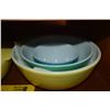 Image 2 : PYREX BOWLS & CORNING CASSEROLE DISH (5 PCS)