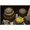 Image 2 : STONEWARE PLATES, BOWLS & CUPS (115 PCS)