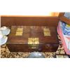 Image 2 : MIXED LOT: CHOPSTICKS, TRAYS, BOX, BAROMETER, STATUE & PIPE (18 PCS)