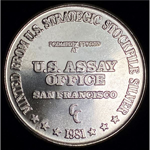 California Crown Mint 1 ozt .999 Silver Trade Unit