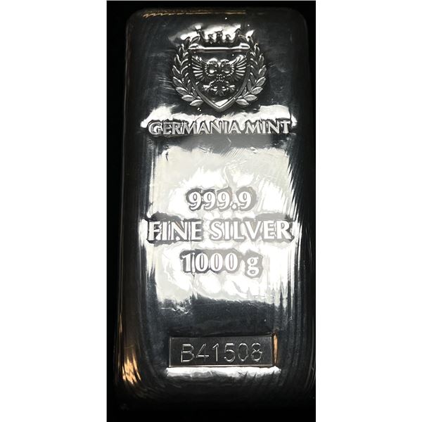 Germania Mint 1000 Gram .9999 Silver Bar