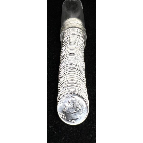 Roll (50-Coins) 1962 Roosevelt 90% Silver Dime