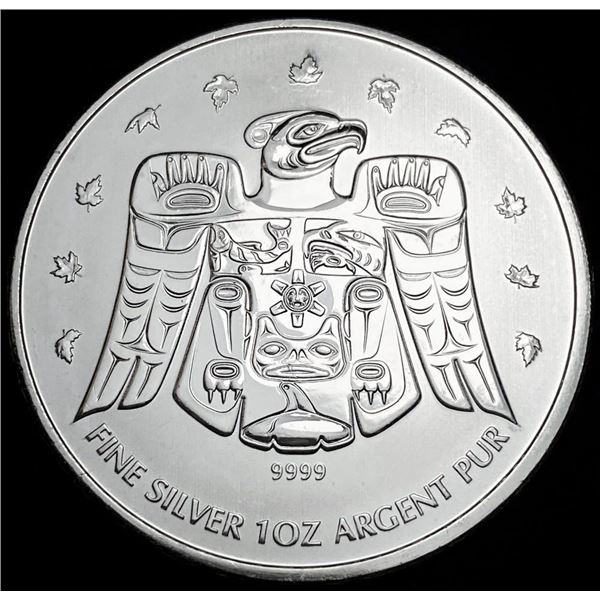 2009 Canada $5 2010 Vancouver Olympic 1 ozt .999 Silver