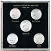 Image 1 : 5-Coin Morgan Slver Dollar Mint Set MS63 (CC)