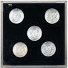 Image 2 : 5-Coin Morgan Slver Dollar Mint Set MS63 (CC)