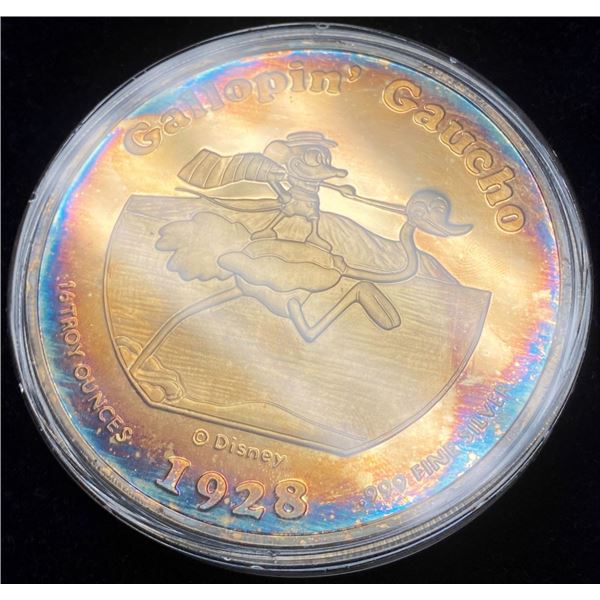 16 ozt .999 Toned Disney "Gallopin Gaucho" Mickey Mouse