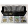 Image 1 : (20) Mixed Date Peace Silver Dollars PCGS MS63