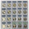 Image 5 : (20) Mixed Date Peace Silver Dollars PCGS MS63
