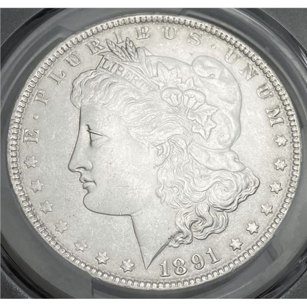 1891 Morgan Silver Dollar PCGS MS63
