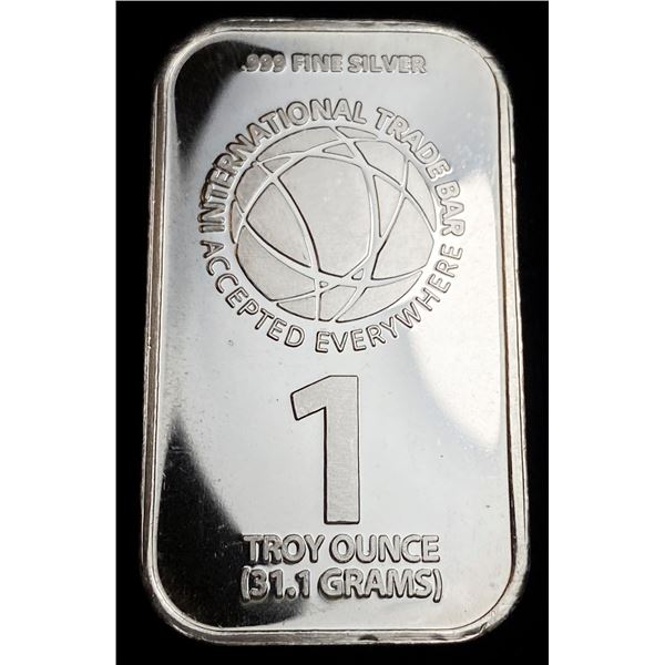 International Trade 1 ozt .999 Silver Bar
