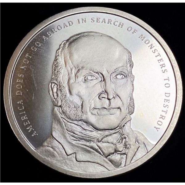 2018 America Doesn't Go Abroad... .999 Slvr Shield 1ozt