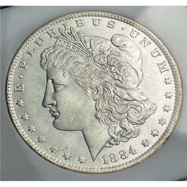 1884-O Morgan Silver Dollar MS65
