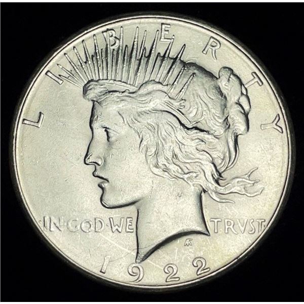 1922-S Peace Silver Dollar MS64