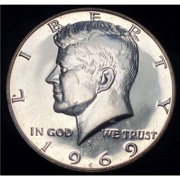 1969 JFK Half-Dollar Proof 90% Silver