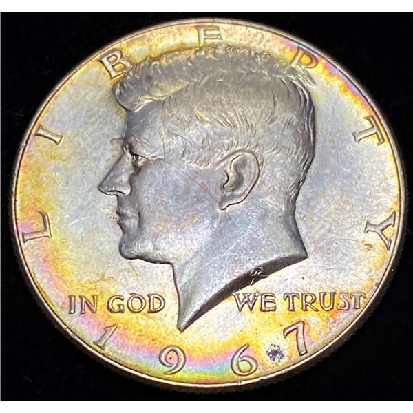 1967 Kennedy Half-Dollar Toned