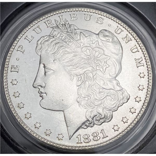 1881-S Morgan Silver Dollar PCGS MS64 OGH