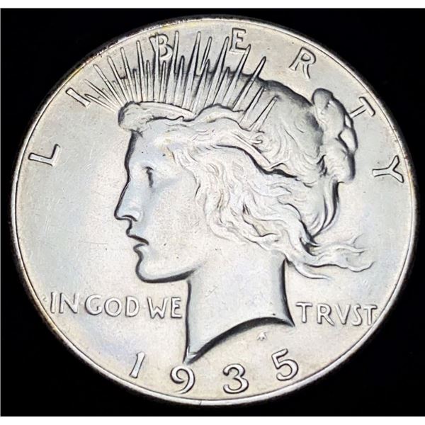 1935 Peace Silver Dollar MS62