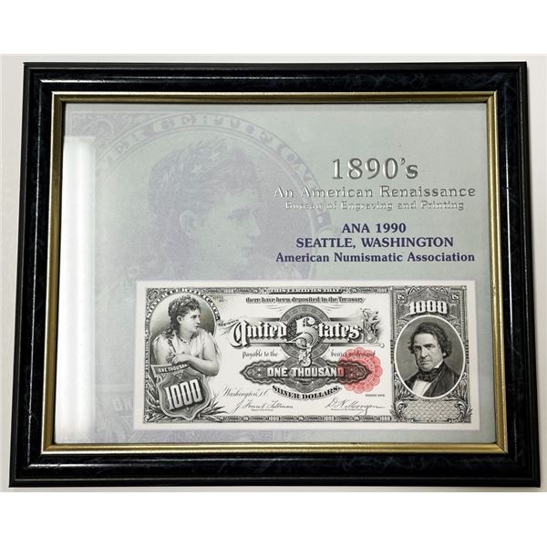 1890 America Renaissance Bureau of Engraving & Printing
