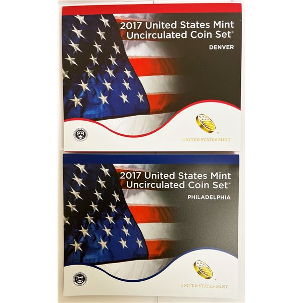 Complete Genuine 2017 United States Mint Set
