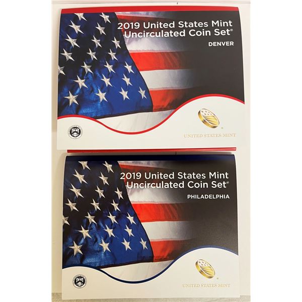 Complete Genuine 2019 United States Mint Set