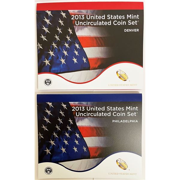 Complete Genuine 2013 United States Mint Set