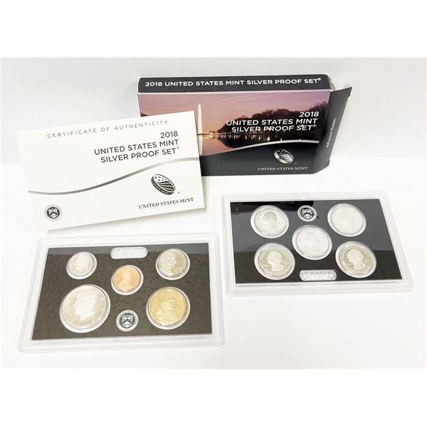 2018-S United States Mint Silver Proof Set