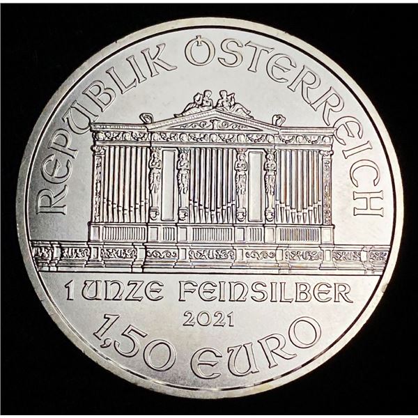 2021 Republik Osterreich Philharmoniker 1oz Silver