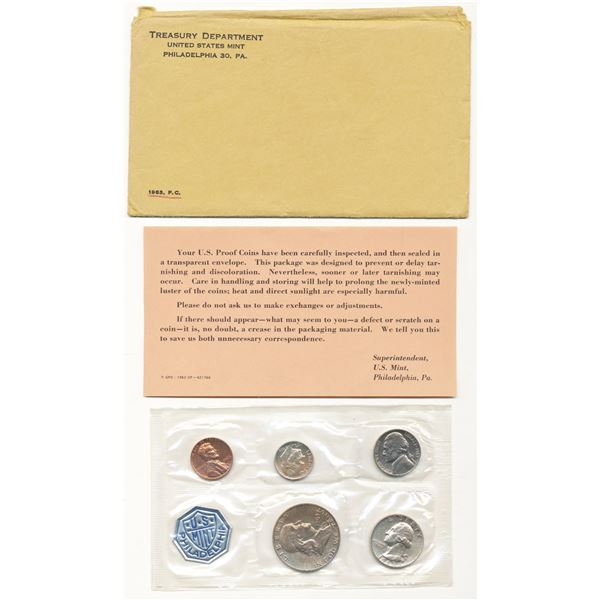 1963 US Mint Proof Set (5-Coin) OGP