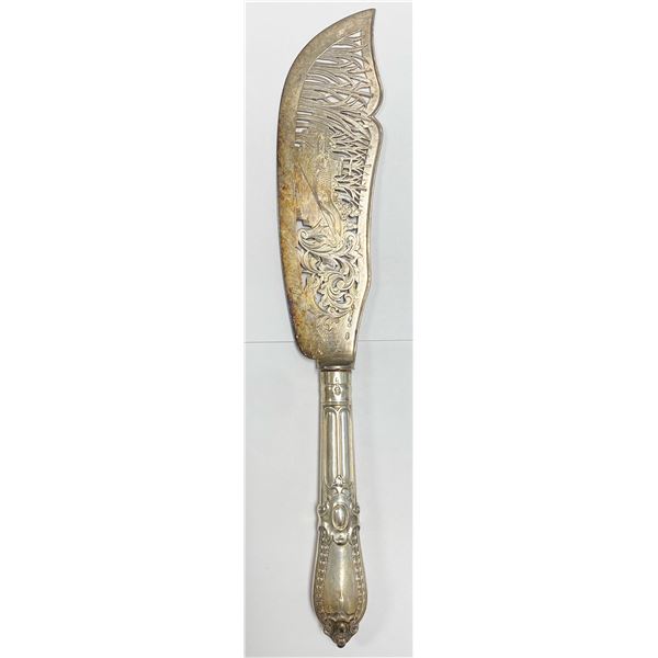Vintage Cool Design Sterling Silver Knife