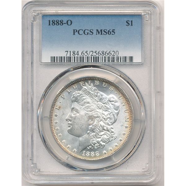 1888-O Morgan Silver Dollar PCGS MS65