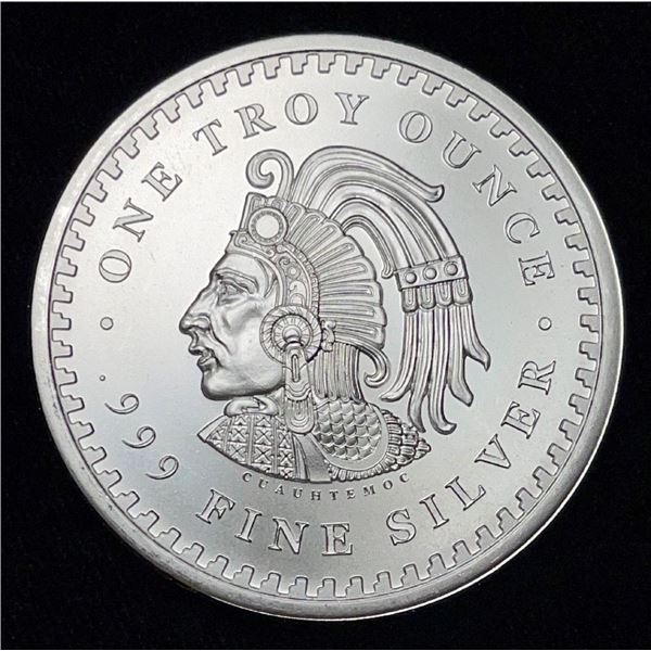 Aztec Calender 1 ozt .999 Silver