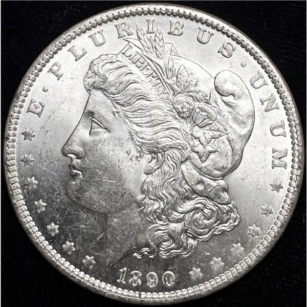 1890 Morgan Silver Dollar BU