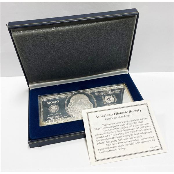 2019 Australian Kookaburra Proof 1 ozt .999 Silver
