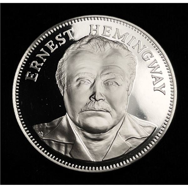 1975 Ernest Hemingway Sterling Silver