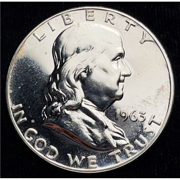1963 Franklin Half-Dollar Proof 90% Silver