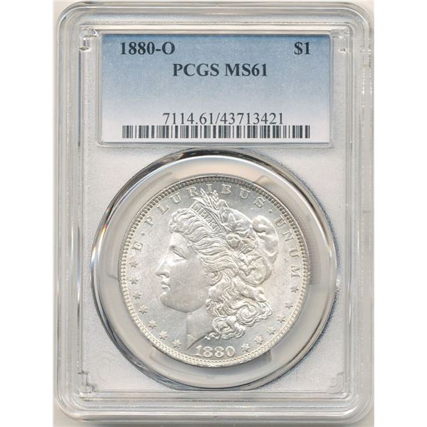 1880-O Morgan Silver Dollar PCGS MS61
