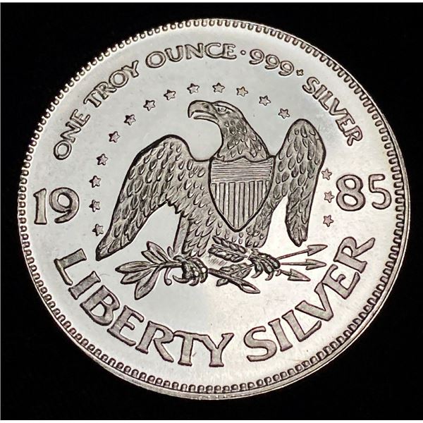 1985 Liberty Silver A-Mark 1 ozt Silver Round