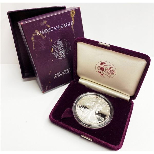 Proof 69 1988 American Silver Eagle OGP
