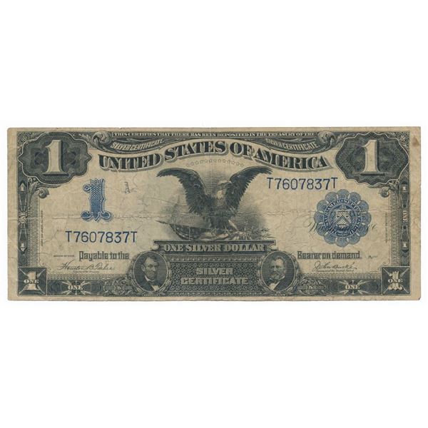 1899 $1 Silver Certificate Black Eagle VG+