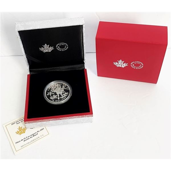 2021 Canada Year Of The Ox Silver Coin