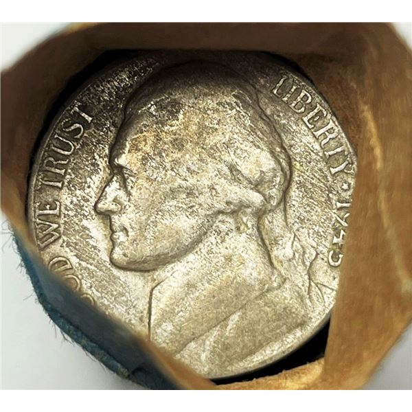 1942-1945 35% Silver Jefferson Nickle Roll