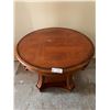 Image 1 : Vintage Round Wooden Side Table