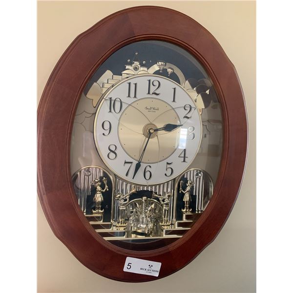 Small World Rhythm Wall Clock w/ Metallic and Crystal Accents