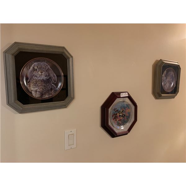 Framed Limited Edition Bradford Exchange Collector Plates - See Pictures/Description for Names