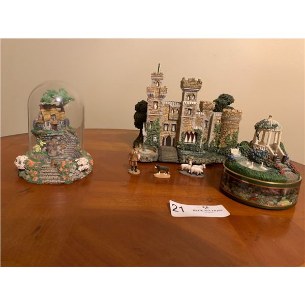 "Wishing Well Cottage" by V. Schwenig, "Killarney Castle" (Emerald Isle Village Collection), & More!