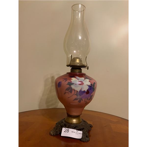 Vintage Eagle Hurricane Lamp
