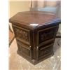 Image 2 : Vintage Hexagonal Wooden Storage Cabinet
